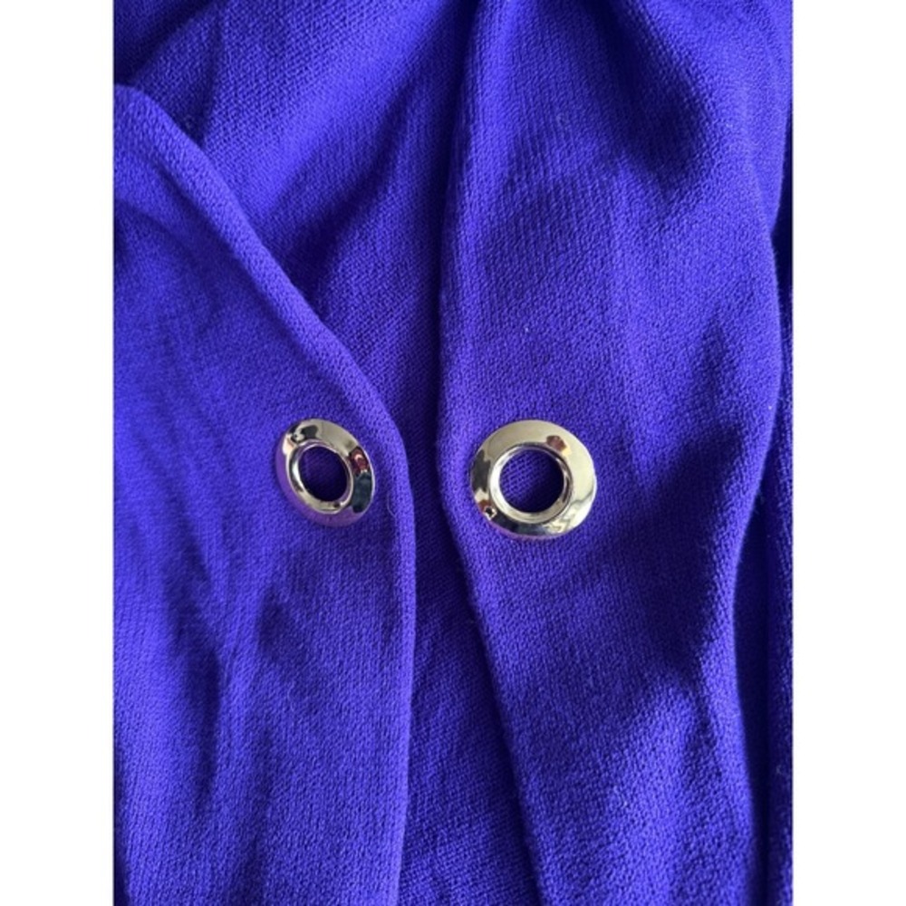 KAMA by St John purple knit cardigan‎ - Picture 6 of 6